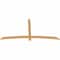 Ekena Millwork Bellingham Timber Gable Bracket, Western Red Cedar, 84"W x 42"H x 1 1/2"D x 3 1/2"F, 12/12 Pitch GBW084X42X0204BEL00SWR - alternate 2